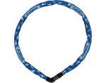 Abus Steel-O-Chain 4804C/75 Symbols zapięcie łańcuch blue 75cm