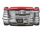 CrankBrothers Multi-19 Multitool  zestaw narzędzi scyzoryk black/red