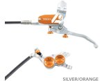 Hope Tech 4 V4 hamulec tarczowy przód silver orange