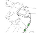 Shimano STEPS klips mocujący przewód EW-SD50 do pancerza