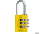 Abus 145/20 Lock-Tag kłódka na szyfr zółta
