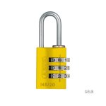 Abus 145/20 Lock-Tag kłódka na szyfr zółta