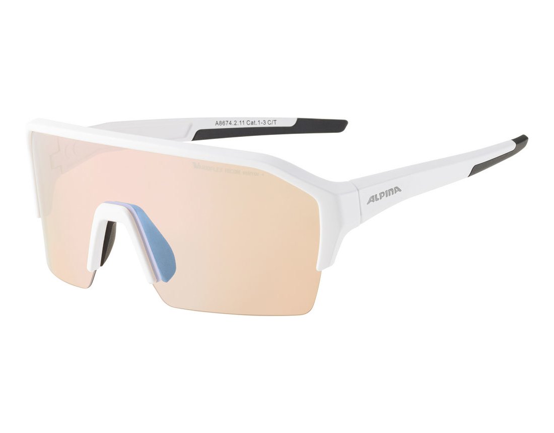 Alpina Ram HR HVLM+ okulary sportowe white/blue
