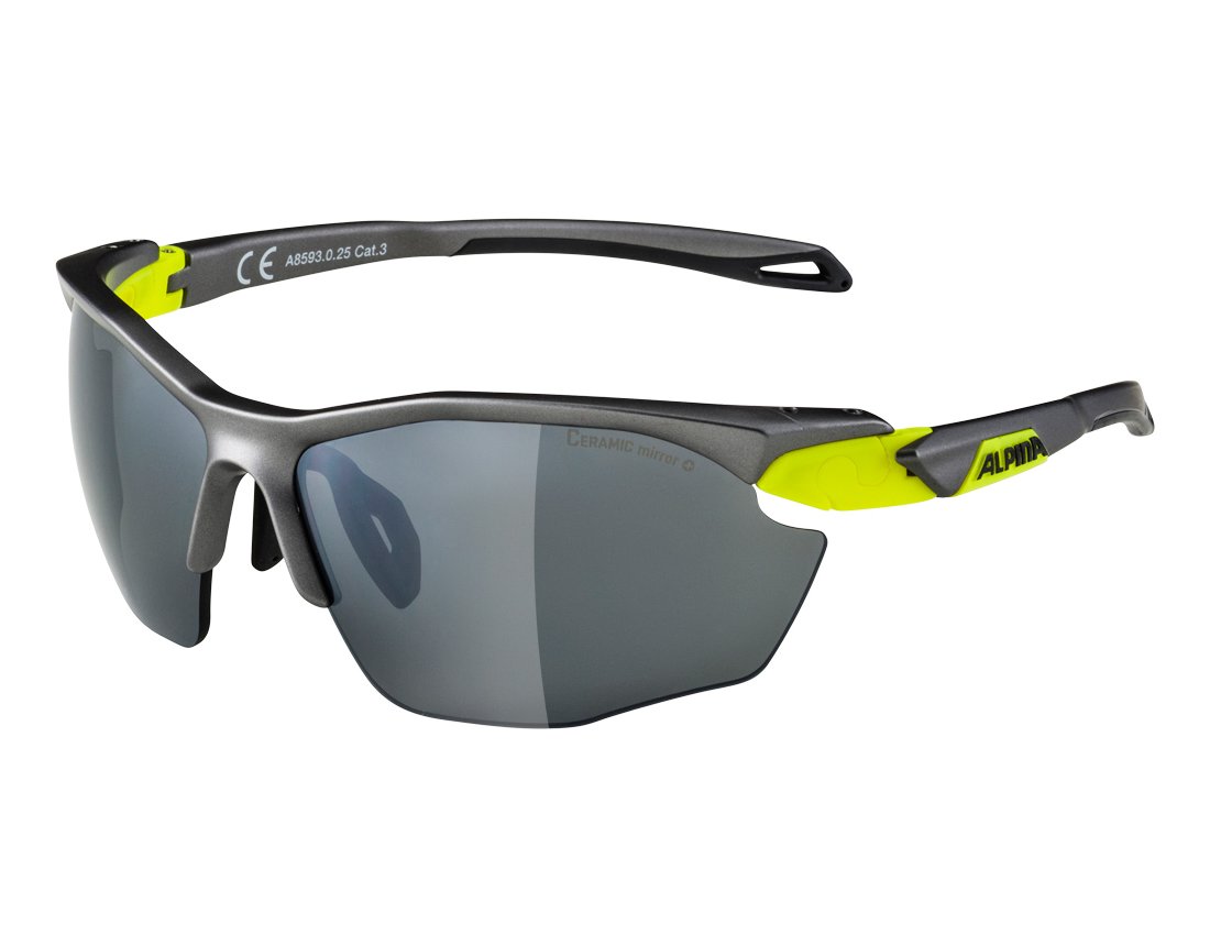 Alpina Twist Five HR CM+ okulary sportowe tin matt-Neon yellow