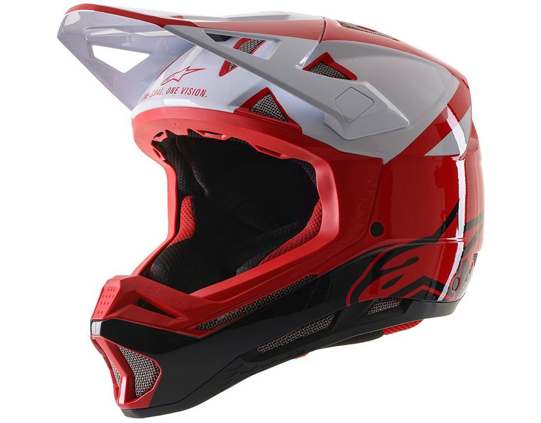 Alpinestars Missile Pro Cosmos kask Fullface red white glossy L (59-60cm)