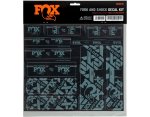 Fox Racing Custom Fork / Shox Kit 2021 zestaw naklejek storm blue