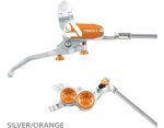 Hope Tech 4 V4 Steelflex hamulec tarczowy tył silver orange