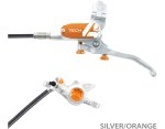 Hope Tech 4 X2 hamulec tarczowy przód lewy silver orange