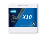 KMC X10 10s łańcuch MTB szosa szary + spinka