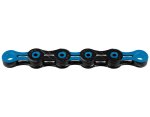 KMC X10 DLC 10s łańcuch czarny blue 116 ogniw