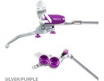 Hope Tech 4 V4 Steelflex hamulec tarczowy tył silver purple
