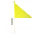 OXC odblaskowa żółta flaga rowerowa 1.5m