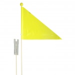 OXC odblaskowa żółta flaga rowerowa 1.5m