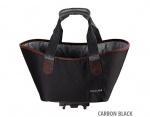 Racktime Agnetha carbon black torba zakupowa na bagażnik 15L